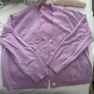 Jcrew Lavender Cashmere Sweater Set